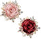 UDNFHL 2 Morceaux De Broche De Fleurs, Accessoires De Robe, Broche Élée, Accessoires De Vêtements pour Femmes, Accessoires Polyvalents Classiques.