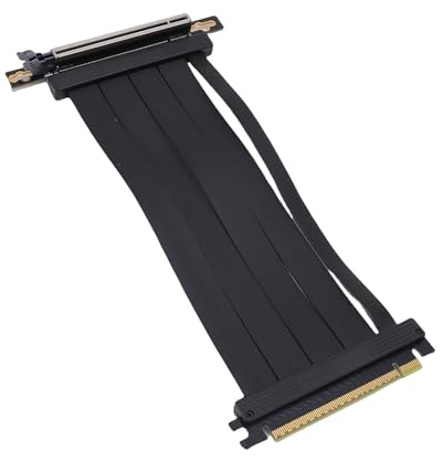 Tosuny PCIE 5.0 X16 Riser -Kabel, 128 -Gbit/S -Hochgeschwindigkeitsverlängerungskabel mit Rückwärtskompatibilität für RTX 4090 TI, PC -Hüllen, KI -Server, Gaming -ITX -Wasserkühlung