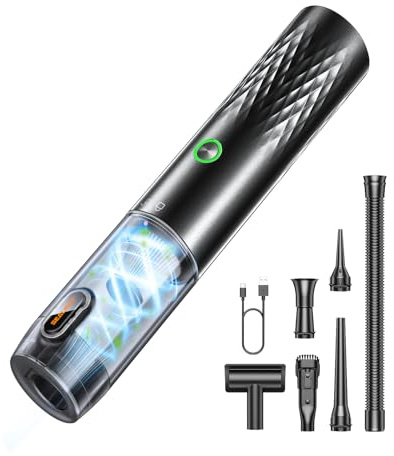 SEALIGHT Handheld Vacuum Cleaner, 29000Pa Brushless Motor Cordless Car Vacuum Cleaner, 40 Mins Runtime, 2-Speed Mini Hoovers for Office, Home, Kitchen, Car, Pet Hair