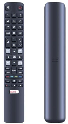 WKOLF RC802N YA12 - Mando a distancia de repuesto para TCL Thomson Smart TV 32ES560 40ES560 U50P6146 55EP660 55EP680 60EP660 65DC760 U49P6046 U49S7096 65DCDC760 766 UU 55C7006 U65X9026 U70C7026