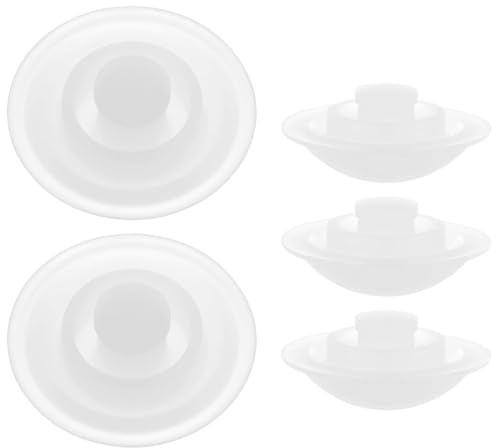 Tabanzhe 5pcs Silicone Water Bottle Stoppers Leak-Proof Lid Plugs | Universal Replacement Seals for Tumblers and Drinkware, Spill-Resistant Design, Reusable Cup Accessories