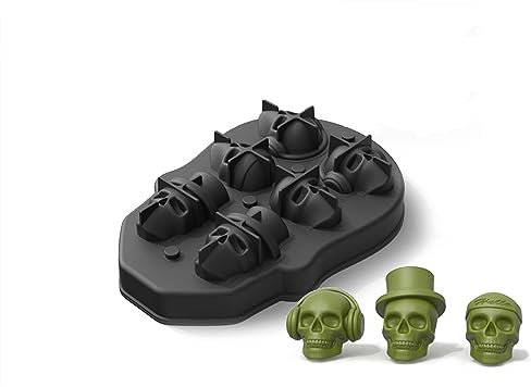 Halloween Stampi in Silicone per Dolci, FantasyDay 1 Pezzi Antiaderente Stampo Torta Muffin Sapone Cake Mold per Cubetti di Ghiaccio Biscotti, Cioccolato, Tortini, Gelatina, Dolci, Cheesecake, Mouss