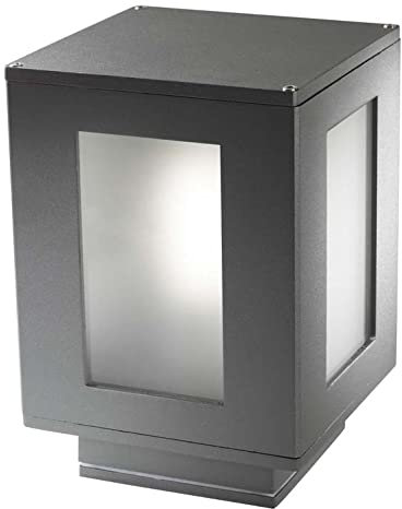 FORLIGHT Baliza Ip44 Alfil E27 23W Gris Urbano