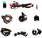 YULLING Komplette Elektrik-Statorspule CDI-Kabelbaum Zündkerze Quad-Kabelbaum-Set Für 50ccm 70ccm 90ccm 110ccm 4-Takt ATV Bike Buggy