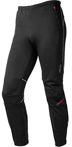 ROCKBROS NENK Lange Fahrradhose Herren Radhose Winter Warm Radsport Hose Bike Hose Winddicht Sporthose Laufhose M-4XL Schwarz