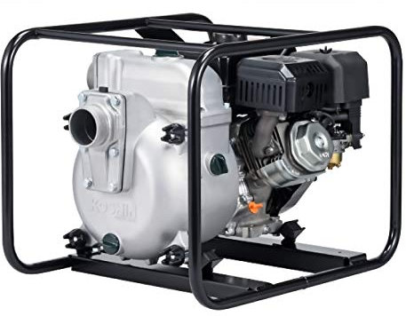 Schmutzwasserpumpe KOSHIN KTZ-80X, Benzin-Motorpumpe 8,2 PS, 1370 L/min