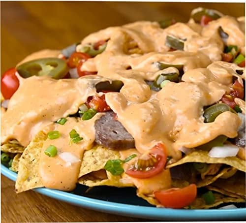 Knorr Cheezy Sauce Powder. Makes 5 ltrs Restaurant Quality.Ideal for Home use.Nacho Cheese Sauce made with cheddar. Ideal for nachos, dirty fries, hot dogs, burgers, chicken, waffles & pasta.