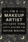 Makeup Artist Gifts: Blank Lined Notebook Journal, a Funny and Appreciation Thank You Gift for Makeup Artists to Write in