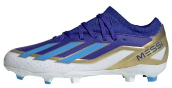adidas X Crazyfast.3 Fg J Messi Fußballschuhe, Lucid Blue/Blue Burst/Cloud White