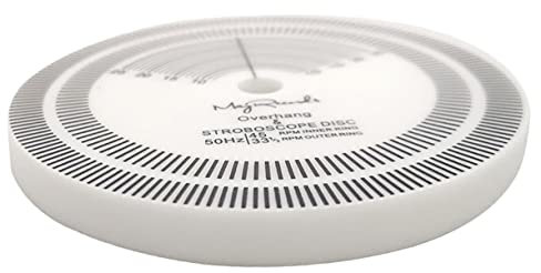 Mikikit Phonographenscheibe Vinyl-Plattenspieler Zubehör Für Musikinstrumente Alben Auf Vinyl-Plattenspieler Vinyl-Stroboskopscheibe Einstelllineal Kartusche