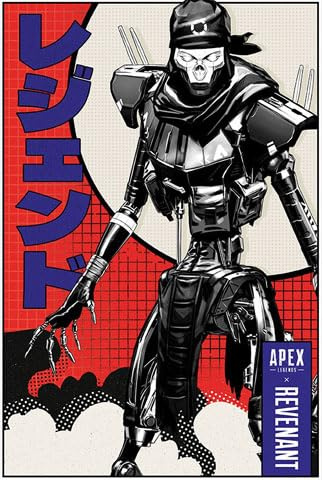 Apex Legends - Revenant Manga - Games Poster - Grösse 61x91,5 cm + 1 Ü-Poster der Grösse 61x91,5cm
