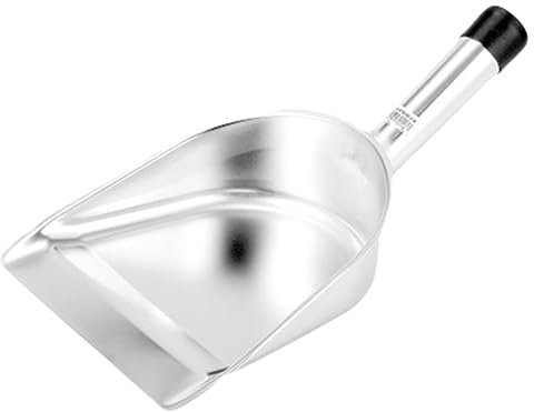 LIFKOME Pala De Acero Inoxidable Pala para Hielo para Té y Frutos Secos para Cocina y Despensa Color Plateada