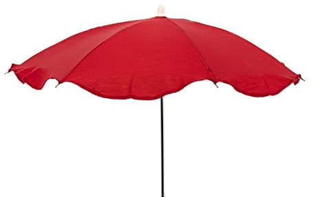 Sombrilla Universal para silla o cochecito de Paseo Rosy Fuentes - No incluye Flexo para su fijación - elegante y práctico artículo para la protección del sol de su bebé-Rojo
