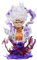 PQKL-party One Piece Figur,16cm Luffy Gear 5 Figur,One Piece Figuren,Ruffy Oberkörper Figur,One Piece Anime Figuren,Ruffy Gear 5 Figur,One Piece Modell Figuren für Desktop Dekoration, Fans Geschenk