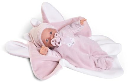 Antonio Juan Puppen | Kuscheltier mit Schmusetuch | Stoffkörper 27 cm | Ref. 12439 - Kollektion 2024