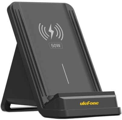 Ulefone Soporte de Carga Inalámbrico 50W(WCS01) Gris