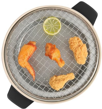 Barbecue Portable – Grille De Barbecue Ronde Antiadhésive | Fumeur De Charbon De Bois D'extérieur, Barbecue De Table, Barbecue Au Charbon De Bois, Propane, Portable, Pour Camping En Plein Air, Pique-n