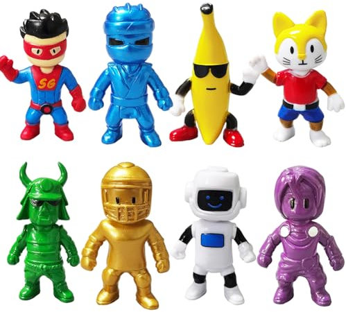 OFKAFEZV Geburtstag Deko Set，Toy Character Set Cartoon Charakter Statue， Cartoon Statue Modell Dekoration Serie， Kuchen Deko Figuren, Anime Geburtstagsfeier Liefert