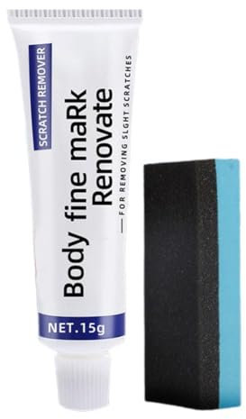 LIUZHIPENG Car Body Renovate for Removing Slight Scratches, Car Body Fine Mark Renovate Polish, Portable Car Scratch Repair Kits, Auto Body Compound Polishing Grinding Paste Paint Care Wax, 15g