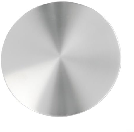 Zilimontt Sink Tap Hole Cover, Stainless Steel Sink Hole Cover, 185MM, Overflow Sink Hole Cover Sink Blanking Cap, Bath Tap Cover Useful for Bathroom Kitchen