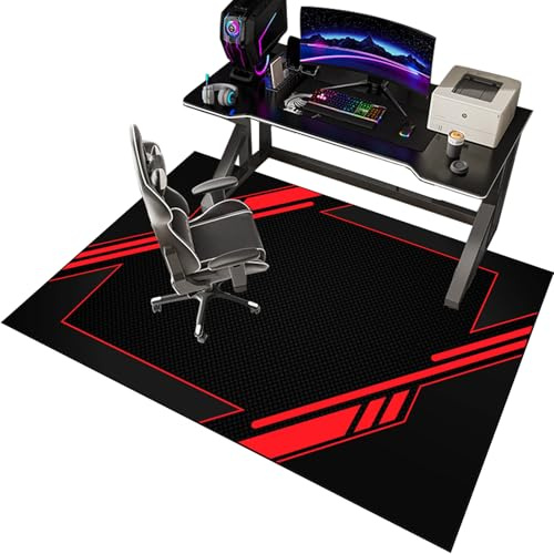EYKWKB 60 x 70 cm Tapis de Protection de Sol pour Sols Durs - Tapis de Chaise de Bureau pour Moquette - Tapis Chaise Gaming Antidérapant - Tapis de Protection de Sol Dur - Tapis Sol Gamer