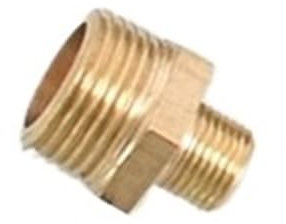 Rohrverschraubungen M22 M24 M26 M27 M28 M30 M35 1/2 Zoll 3/4 Zoll 1 Zoll Außengewinde Reduziernippel Rohrverschraubung Adapter Kupplung Gelenkreduzierer (M28 x 1,5)