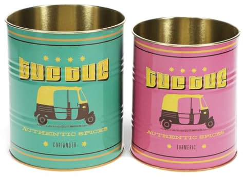 Rex London Medium Tuc-tuc storage tins (set of 2)