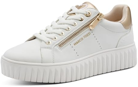 MARCO TOZZI Damen Sneaker weiches Feel Me Wechselfußbett weiches Innenfutter Stilvoll