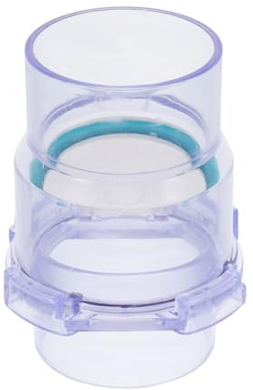 Mipcase PVC Check Valve Non Return Valve for Water Pipe Plumbing One-Way Transparent Anti Backflow for Kitchen Sink Drainage