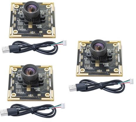 Mllepjdh Set of 3 OV9732 Camera Modules 1MP 1280x720P 100 Degree Field of View Perfect for Dartboard Scoring Applications Security Camera Module