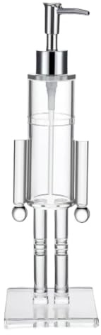 Nussknacker-Seifenspender, Transparent, Acryl-Nussknacker-Seifenspenders, Nachfüllbare Weihnachts-Handseifenflasche, Dekorativer Seifenspenders Für Weihnachten, Badezimmer- Und Küchendekoration