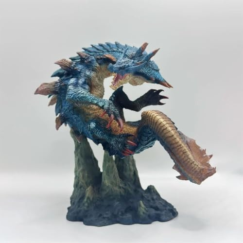 18cm Monster Hunter Abyssal Lagiacrus Figure PVC Statue Action Figures Model Collection Decoration Gift (Bulk Without Boxes)