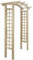 Festnight Arche en Bois de Jardin Pergola en Bois avec Treillis 150 x 50 x 220cm