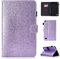 LMFULM® Case for Amazon Fire 7 2015/2017 (7 Inch) PU Magnetic Cover Shining Case Stent Holster Leather Case Flip Cover for Amazon Fire 7 2015/2017 Tablet PC Purple