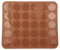 EROSPA® Makronen Macaron Backmatte - Silikon - 30 Mulden - Makronenform - Braun - 22 x 26 cm