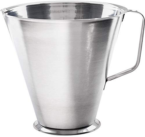 Messkanne aus Edelstahl, 2 Liter