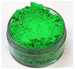 KandyDip Effektpigment NEON GRÜN Green Flourescent FLUORESZIEREND Farbpulver Pigment für Epoxidharz Autolack Sprühfolie Pigmente Aquarell Seife Powder (5 Gramm)
