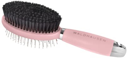 WALDHAUSEN Doppelbürste mit Gelgriff, rosa