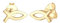 Elli Ohrringe Kinder Ohrstecker Fisch Religion in 925 Sterling Silber