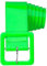 Das Kostümland Neon Lack Gürtel für Damen 124,0 x 5,5 cm - Grün