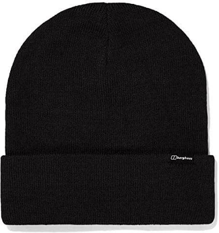 Berghaus Unisex Inflection Beanie Hat | Classic Fit, Black/Black