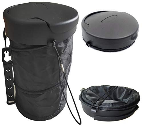 Poubelle de Voiture, Pliable Garbage Peut de Voiture, Portable Multi-usages Suspendu Boîte à Ordures, pour Le Camping, Promenade en Voiture