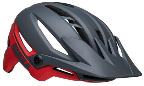 BELL Sixer MIPS Adult Mountain Bike Helmet - Matte Gray/Red (2024), Large (58-62 cm)