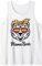 Fußball Mama Bär mit Sonnenbrille und Leoparden-Bandana-Oberteil Tank Top