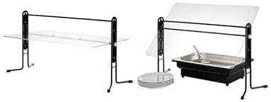 APS 98120 Hygieneschutz Buffet Guard, Transparent, 93cm Länge, 53cm Breite, 50.5cm Höhe
