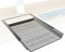 KD Essentials – under-desk drawer, stores A4 documents and office supplies hidden away under the desk, sliding organiser/storage drawer unit for the business and home office – metal, black