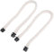NOPEILVI 2 PCs Classic Seil Handgriff Ersatz für OBAG Canvas Bag Accessoires Frauenbeutel weiße Griffe O Bag, o Bag Accessoires, O Bag Long -Griffe, Ersatzgriffe, Langgriffe o Bag