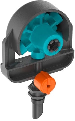 Gardena Sistema Micro-Drip aspersor 6 configuraciones: 6 Formas Diferentes de riego, Alcance del aspersor Regulable, 2 Piezas (13324-20)