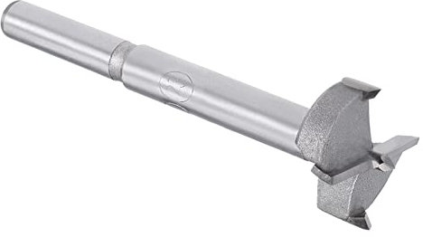 Kozelo Forstner Bohrer - [23mm] Wolfram Karbid Bohreröffner für Holz Möbel Scharnier Holzbearbeitung Benutzen Rund Schaft Grau
