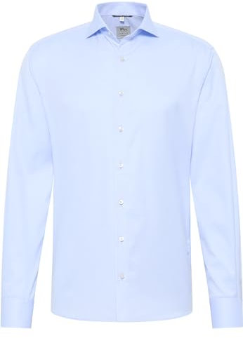 ETERNA Herren unifarbenes Cover Shirt MODERN FIT 1/1 hellblau 41_H_1/1